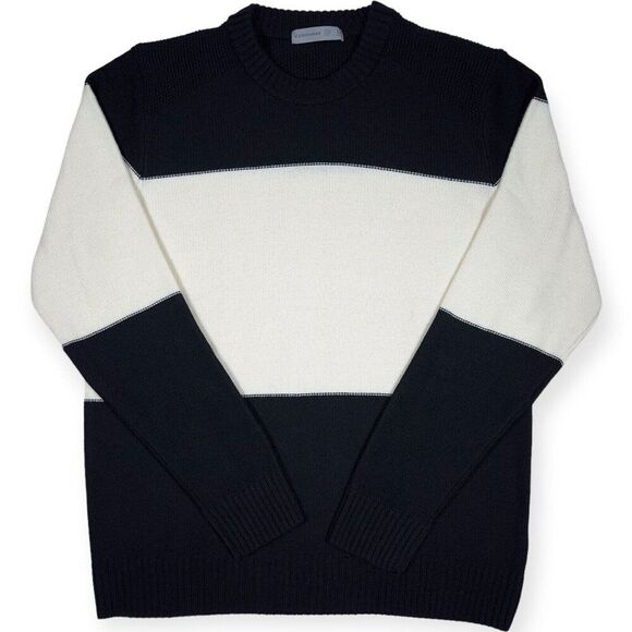 Icebreaker Men's Merino Waypoint Sweater size Large Black and White - Picture 1 of 6